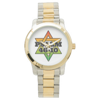 Relógio Psalm 46-10 - Oversize Two Tone Watch
