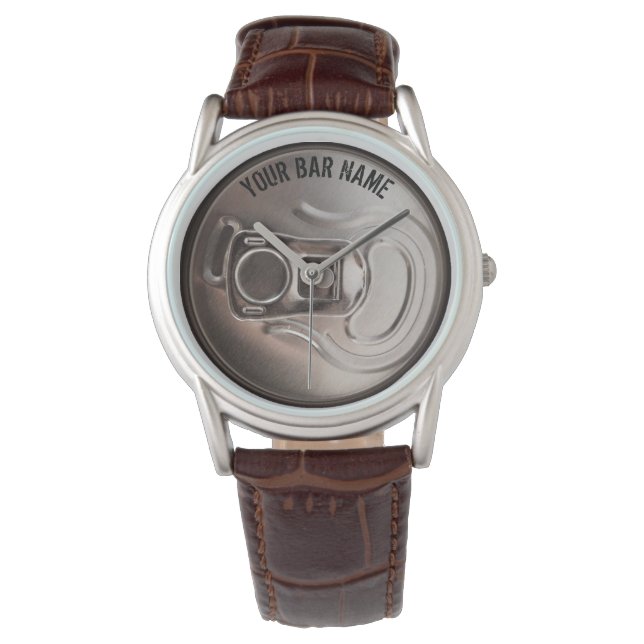 Relógio Pub Ou Proprietária Do Bar Cerveja Pode Observar (Frente)