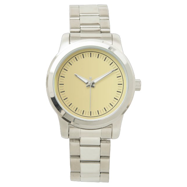 Relógio Pulseira de Prata Contemporânea e Elegante  (Frente)