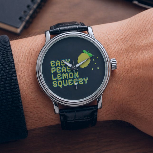 Relógio Pulseira Easy Peasy Lemon Squeezy para Apple Watch (Criador carregado)