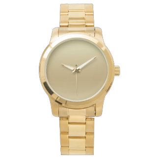 Relógio Pulseira Elegante Rústico Dourado Verde Ág
