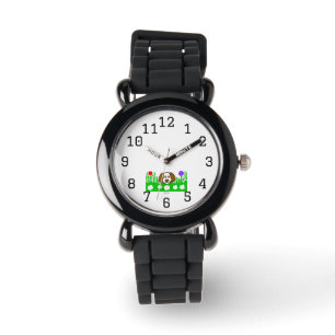 Relógio Pup N Play Kids Black Silicone Watch