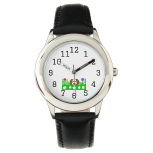 Relógio Pup N Tocar Crianças Stainless Steel Black Watch