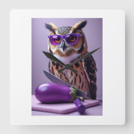 Relógio Purple Owl