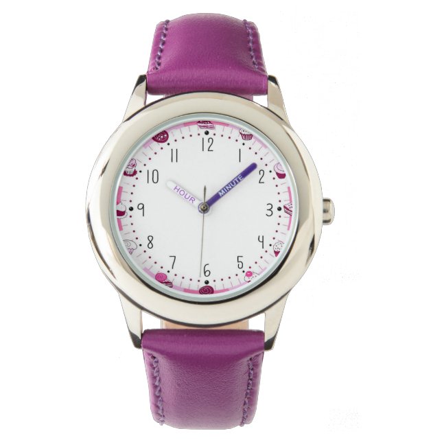Relógio Purple Pop: Kids Watch with Purple Bracelet (Frente)