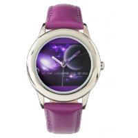 Purple Stainless Steel Kids Watch-Universe & Beyon