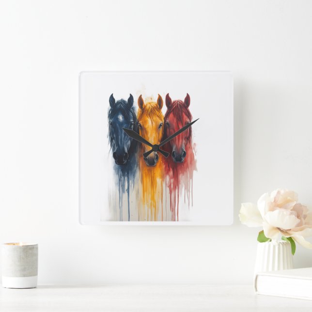 RELÓGIO QUADRADO . (Lar)