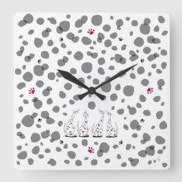 RELÓGIO QUADRADO ダルメシアンの気持ち。