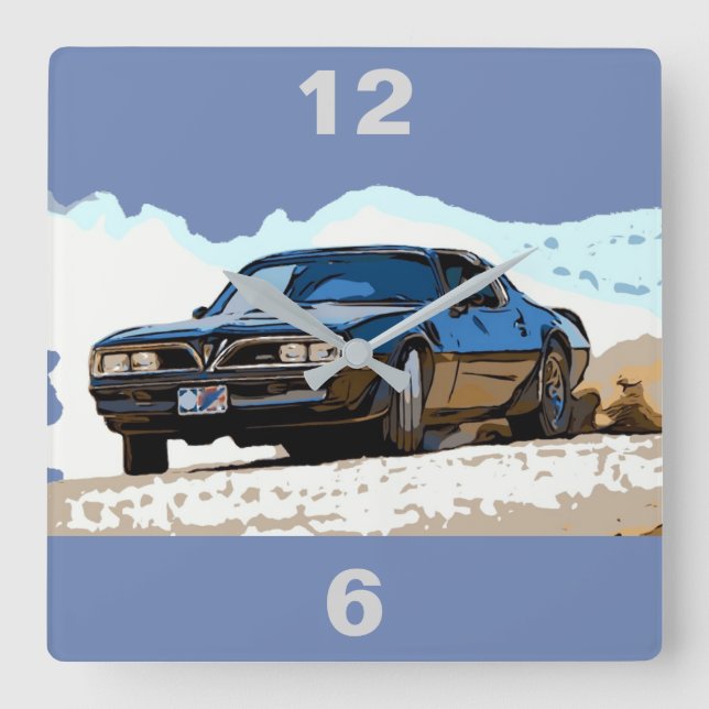 RELÓGIO QUADRADO 1977 TRANS (Frente)