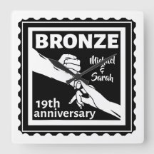 19.º aniversário de casamento de mãos dadas