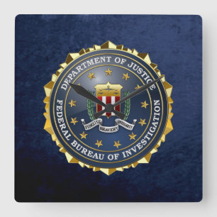Relógio Quadrado [200] Edição Especial do FBI