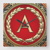 [200] Monograma Dourado "A"