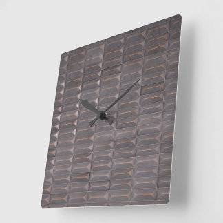 Relógio Quadrado 3D Geometric Tile