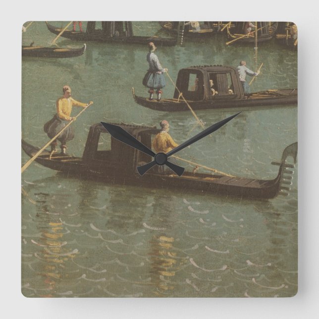 Relógio Quadrado A Entrada do Grande Canal (Frente)