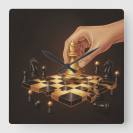 Relógio Quadrado A Geometria do Poder