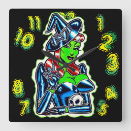 Relógio Quadrado A Hora de Testemunha