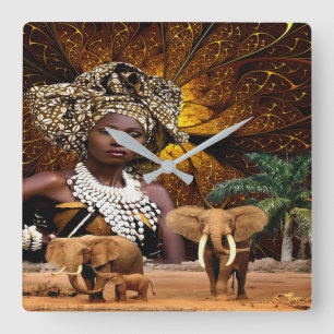 Relógio Quadrado A Pátria