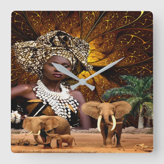 Relógio Quadrado A Pátria (Frente)