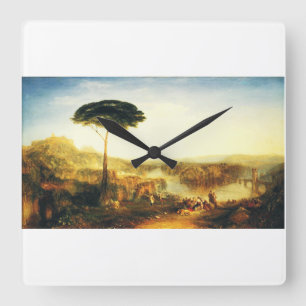 Relógio Quadrado A Peregrinação de Childe Harold por Joseph Turner