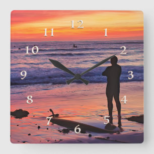 RELÓGIO QUADRADO A SÉTIMA ONDA