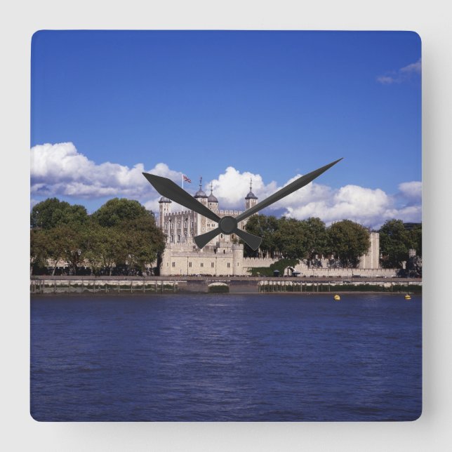 Relógio Quadrado A Torre de Londres (Frente)