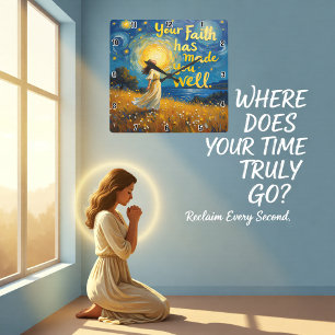 Relógio Quadrado A Verdade te libertará