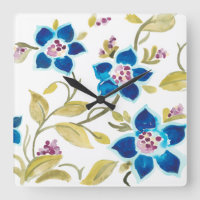 Abbey Floral Azulejos - Blue Blooms