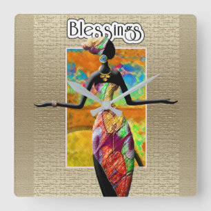 Relógio Quadrado Abençoações