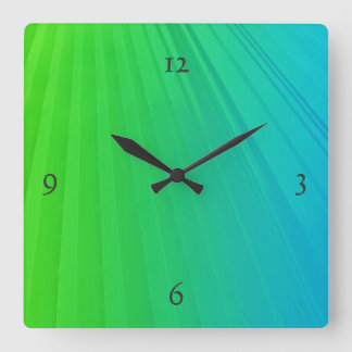 RELÓGIO QUADRADO ABSTRATO WALL CLOCK
