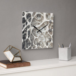 Relógio Quadrado Acrílico