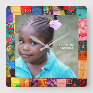 RELÓGIO QUADRADO ADICIONAR FOTO*