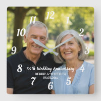Adicione Sua Própria Foto de Casal 55º Aniversário