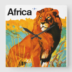 Relógio Quadrado África ~ Sabena