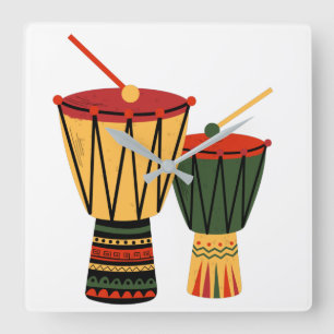 Relógio Quadrado African Tam-Tam