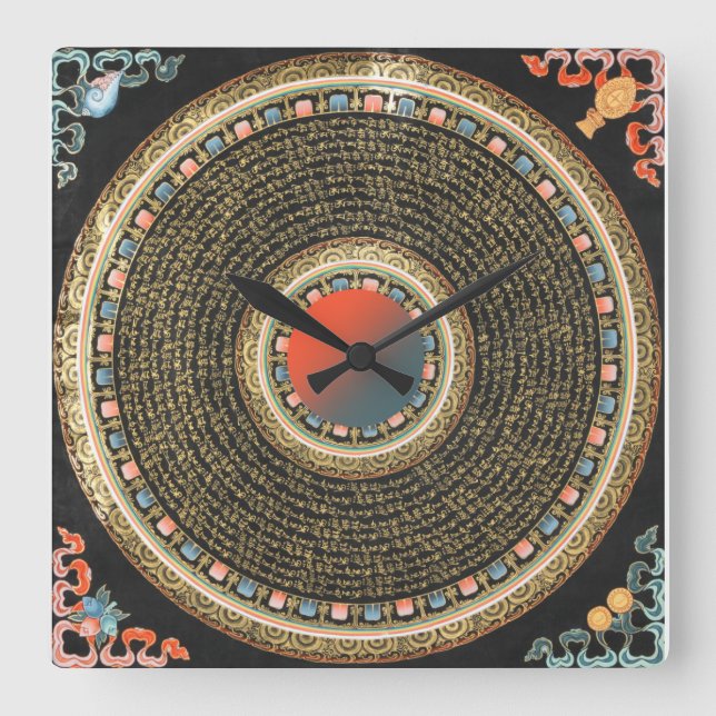 Relógio Quadrado Agora O'Clock II (Frente)