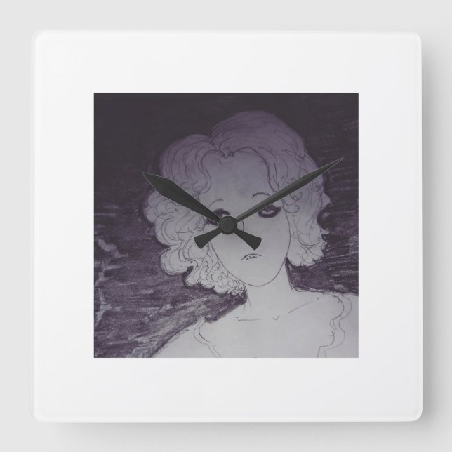 Relógio Quadrado Aguardando (Frente)