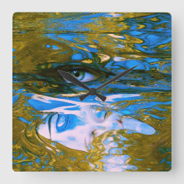 Relógio Quadrado Águas Místicas