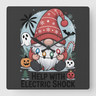 Relógio Quadrado Ajuda Com Choque Elétrico – Natal Divertido 
