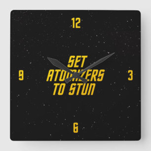 Relógio Quadrado Ajuste atomizadores para stun