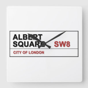Relógio Quadrado Albert Londres quadrada Inglaterra