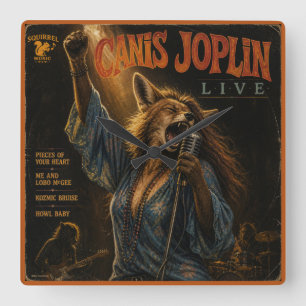 Relógio Quadrado Álbum de Canis Joplin: uma Paródia
