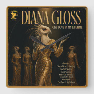 Relógio Quadrado Álbum de Diana Gloss: uma Paródia