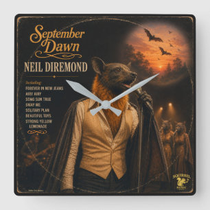 Relógio Quadrado Álbum de Neil Diremond: uma Paródia