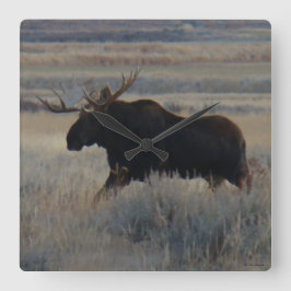 Relógio Quadrado Alces do M2 Bull