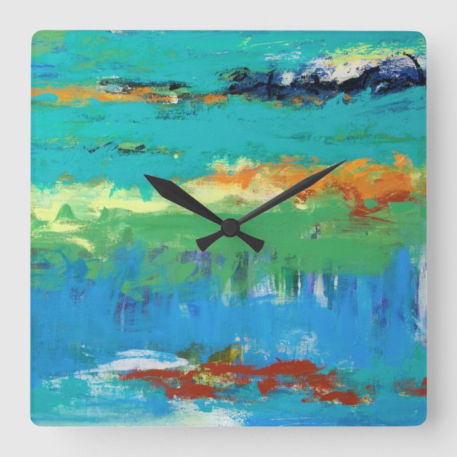 Relógio Quadrado Além disso (Frente)