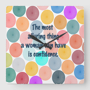 Relógio Quadrado Aluring Woman