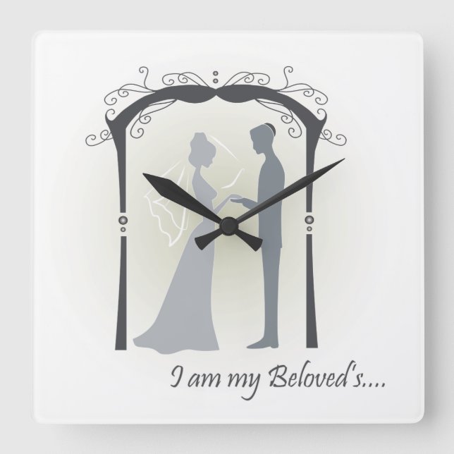 Relógio Quadrado Amado (Frente)