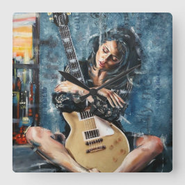 Relógio Quadrado Ame Minha Violão