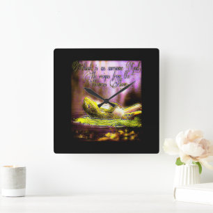 Relógio Quadrado Amphibian Models Sapo Laze 01-01