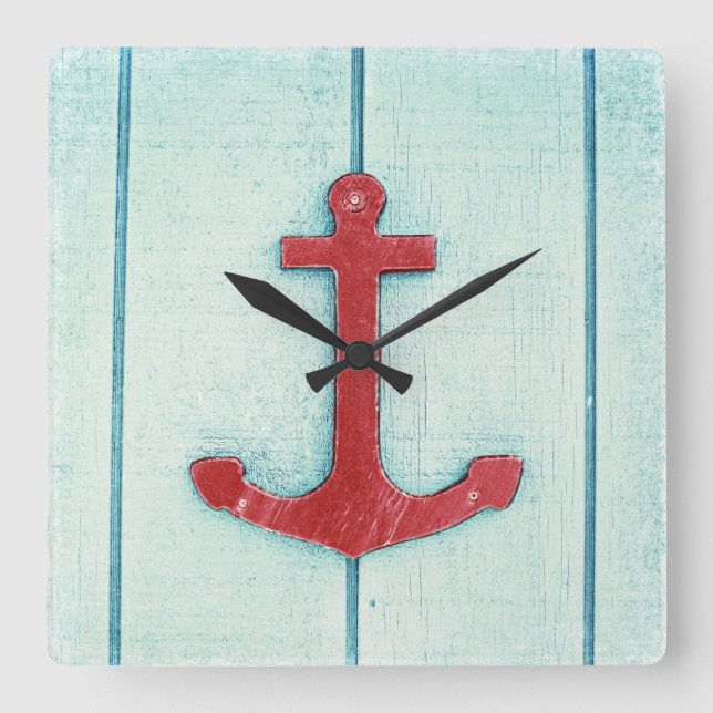 Relógio Quadrado Anchor Décor (Frente)